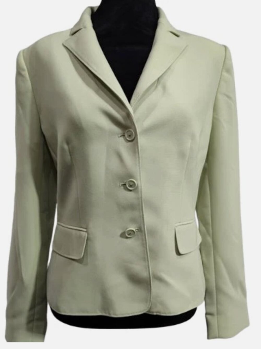 Tahari Auther S Levine Sea Foam Green Women's Long Sleeved Blazer Size 8